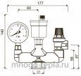 Группа безопасности JH1025-3, 3 bar КЛАССИК - №8