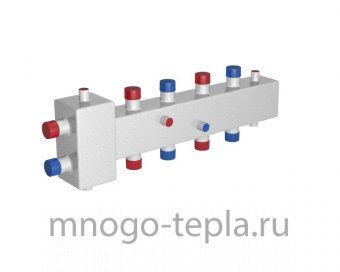 Коллекторный модуль с гидрострелкой RISPA ГРУ+КМГ(Т) 70-4ВУ - №1