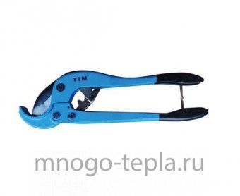 Ножницы для металлопластиковых труб TIM 160 (16 - 63 мм), черно-оранжевые - №1