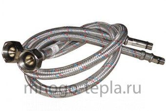Гибкая подводка для смесителя TiM 1/2 г/ш M10 150 см - №1