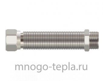 Сильфонная подводка для воды TiM 3/4" г/ш (30-60 см) - №1