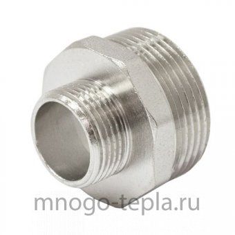 Ниппель переходной 1½" x ½" никелированный - №1