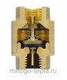 Обратный клапан 1 1/4 ГГ TIM JH-1013 с металлическим штоком - №5