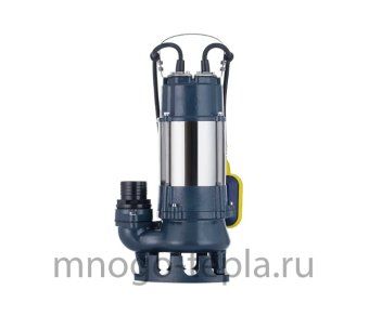 Насос дренажный фекальный UNIPUMP FEKAPUMP V1500F, 1500 Вт, размер фракций до 10 мм, напор до 22 м, с поплавком - №1