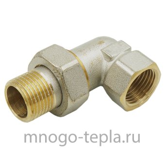 Соединитель угловой 2" (американка) никелированный - №1