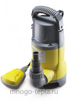 Насос дренажный погружной для грязной воды AquaTIM AM-WPD750-02GT, 750 Вт, с поплавком, размер фракций до 35 мм - №1