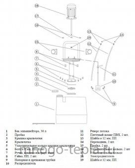 Промывочный насос PUMP ELIMINATE 40 V4V - №1