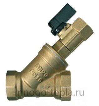 Фильтр с краном шаровым 3/4" ГГ TIM (BL-D7603) латунный - №1