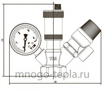 Группа безопасности JH-1024std, 3 bar компактная - №1