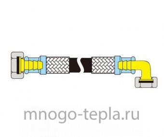 Гибкая подводка угловая TiM 3/4 г/г 350 см - №1