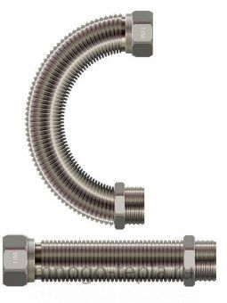 Сильфонная подводка для воды TiM 3/4" г/ш (30-60 см) - №1