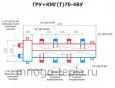 Коллекторный модуль с гидрострелкой RISPA ГРУ+КМГ(Т) 70-4ВУ - №4