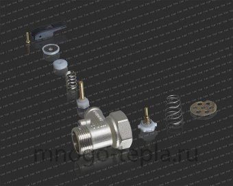 Предохранительный клапан для бойлера 1/2" TIM BL5812 (7 бар) с ручкой сброса - №1