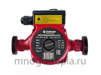 Циркуляционный насос UNIPUMP UPC 25-40 180 (72 Вт) - №1