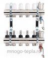 Коллекторная группа PROFACTOR PF MB 802.8 1" ВР, 8 отводов 3/4", расходомер, воздухоотводчик, сливной кран - №2