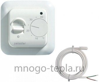 Терморегулятор для теплого пола Zeissler M5.716 (16А, 220В), с выносным датчиком - №1