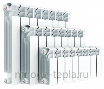 Биметаллический радиатор Rifar Base 500, 12 секций - №1