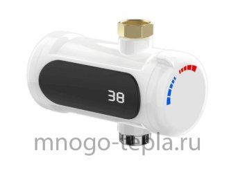 Водонагреватель проточный UNIPUMP BEF-019A, 3000 Вт, устанавливается на излив смесителя - №1