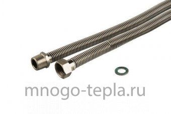 Сильфонная подводка для газа TiM 1/2 г/ш 80 см - №1