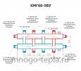 Коллекторный модуль RISPA КМГ 60-5ВУ, нержавеющая сталь - №4