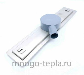 Трап для душа с горизонтальным выпуском свободного вращения Zeissler BAD536002, размер 600 x 70мм, защита от запаха (сухой + гидрозатвор) - №1